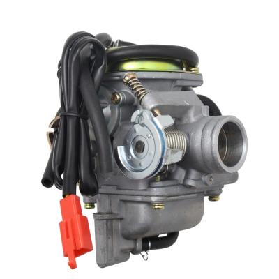 China Aluminum Carburetor Carburetor with Choke GY6 GY6125 GY6150 125cc 150cc Electric Scooter Moped Buggy152QMI 157QMJ ATV Kart Motor PD24J for sale