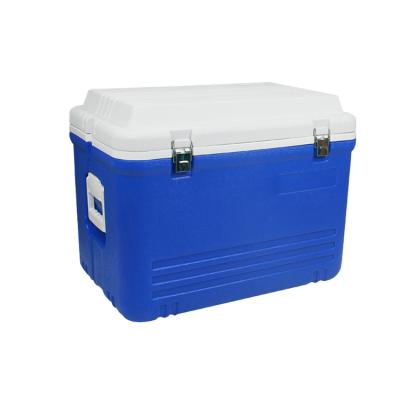 China 60qt Camping Cooler Box OEM Waterproof Plastic Ice Chest Cooler Box To Increase Ice Cooler Box for sale