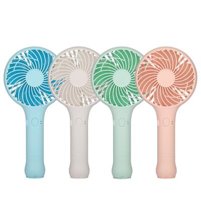 China Easy Carry 4 Inch Portable Rechargeable Mini Fans Usb Fan With Stand For Makeup And Eyelash for sale