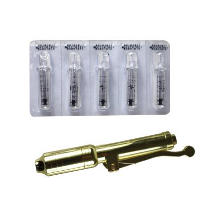 China High Pressure Hyaluronic Pen Breast Enhancers 24K GOLD Adjustable Free Needle High Pressure Pen for sale