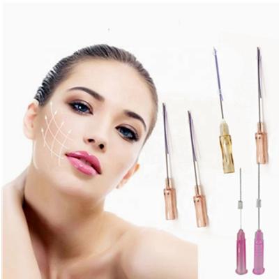 China Face lifing hot sale 29g 50mm needle nose wire nose wire lift/pdo wire lift pdo/korea mono pdo wire lifting for sale