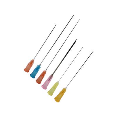 China Big/Blunt Single Use Blunt Cannula Plastic Cannula/Micro Tip Blunt Cannula Wholesale Blunt Needle Cannula for sale