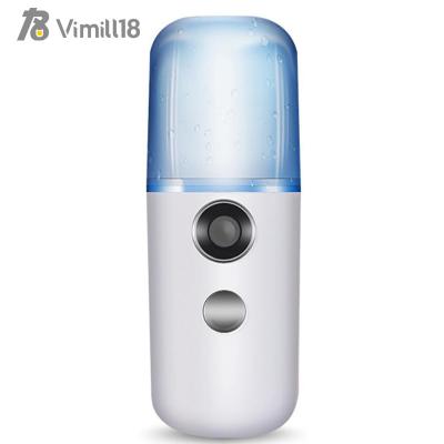 China Illuminating Portable Mini Nano Facial Body Mist Sprayer 30ml Face Spray Beauty Instruments for sale