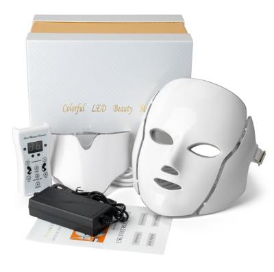 China Skin Tightening Skin Rejuvenation Photon Therapy 7 Korean Colors Led Facial Mask for sale