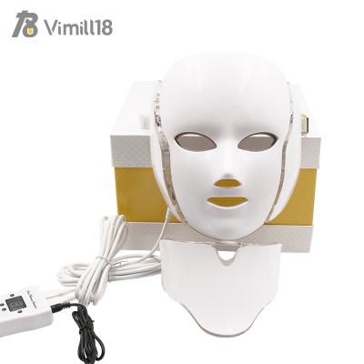 China For commercial & Newest Home Use Led Photon Mask 7 Colors With Microcurrent For Skin Rejuvenation Anti Aging Led Facial Mask for sale