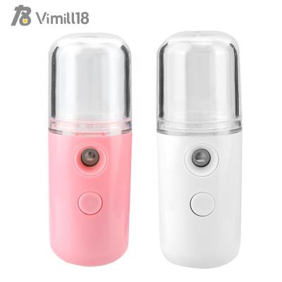 China Home Portable Nano Mist Spray Humidifier DEEP CLEANSING Mist Facial Atomization Moisturizing Sprayer USB Steamer Facial Filling Salon Machine for sale