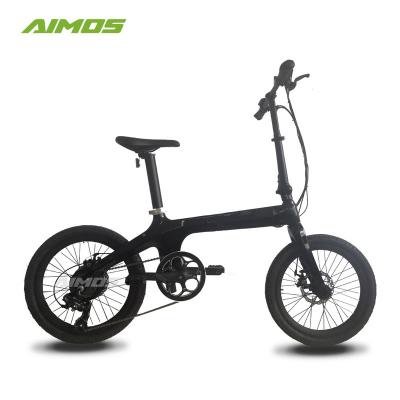 China Super light carbon fiber carbon fiber folding electric bike 250w with seatpost battery for sale