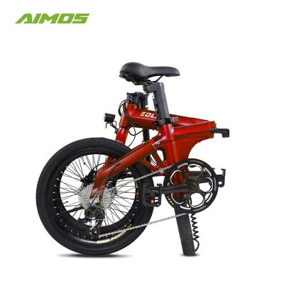 China 2022 New Model Aluminum Alloy Folding Electric Bike With Full Suspension For EU Market for sale