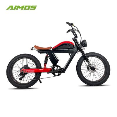 China Fat tire aluminum alloy 48v 750w vintage bicycle road electric bike Cheap electric e-bike bik for sale