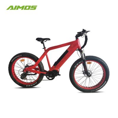 China Aluminum Alloy 500W/750W 8FUN Rear Motor 26 Inch Ebike Detachable Fat Battery Electric Bike for sale