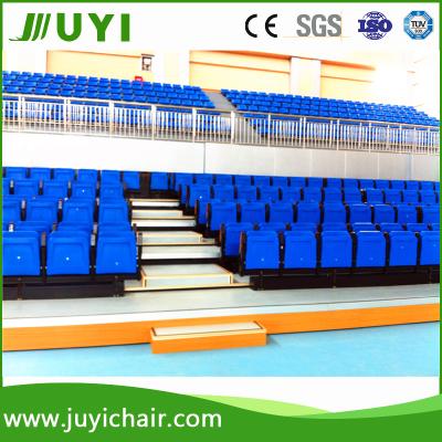 China Furniture JY-720 Outdoor Portable Telescopic Grandstand Seating Movable Grandstand Telescopic Bleacher for sale