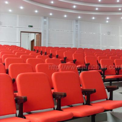 China Solid Plastic Theater Seat Wood JY-308 Shell Ergonomic Conference Auditorium Seat for sale