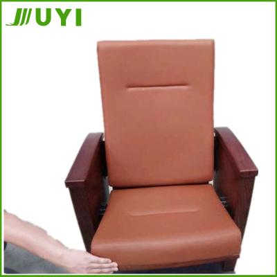 China JY-306 Auditorium / Lecture Hall Folding Wooden Lecture Hall Chairs Used For Church for sale