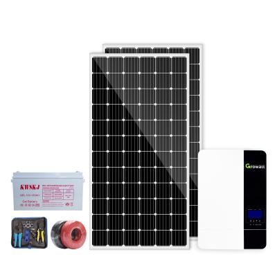 China Home Solar Power System 3kw 5kw 10kw 15kw 30kw Solar Controllers Off Grid Single Phase Solar Power Systems For Residential for sale