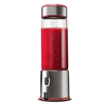 China Car High Speed ​​Bottle High Speed ​​Borosilicate Smoothie Blender USB Portable Blender Glass Rechargeable Blender Cup for sale