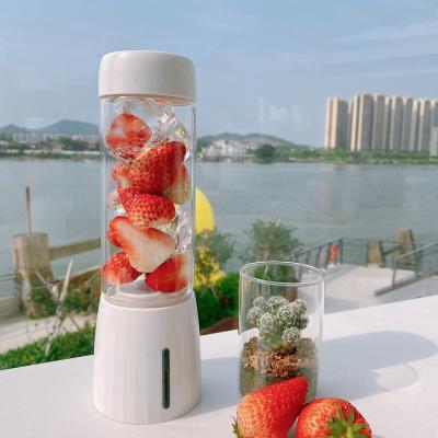 China 2021 NEW Design Travel Blender Juicer Blender Smoothie Maker Mini Personal Portable Blender Motor USB Rechargeable Blender for sale