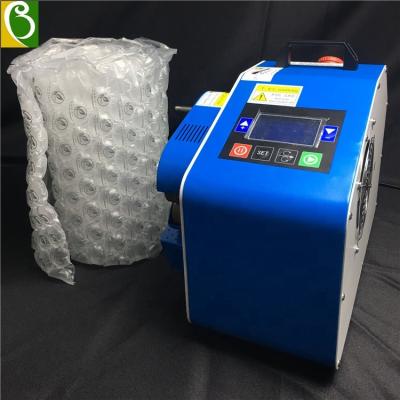 China Temperature and Speed ​​Adjustable Automatic Air Pouch Machine Air Pillow Cushion Bubble Packing Machine Vacuum Fill Air Cushion Bag Maker Machine for sale