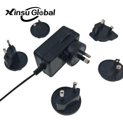 China Universal interchangeable plug battery charger 16.8V 1A with SAA UL CE PSE GS for sale