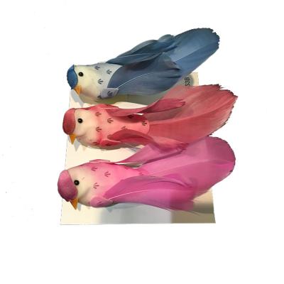 China Traditional Handmade Feather Birds Home Decoration For Custom for sale