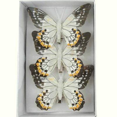 China Handmade Chinese Handmade Feather Butterfly Vivid Decoration for sale