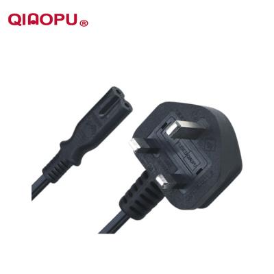 China Household Appliance QIAOPU D09 / QT2 Universal BSI Power Cord English UK for sale