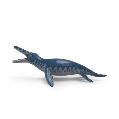 China Museum-quality Marine Reptiles Factory 19cm wholesale in length plastic sea reptile collection toys kronosaurus kids toys for sale