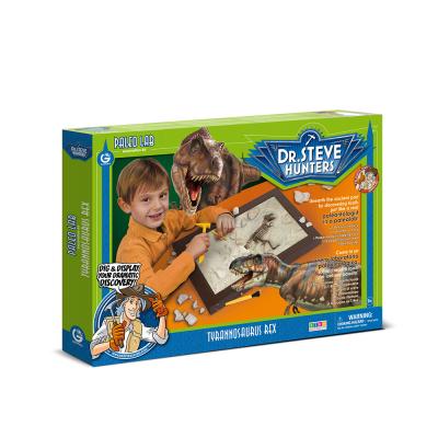 China Museum-quality Dinosaur Assemble Kit Low Price 31*23*3.5cm Jurassic Excavation Kit T-rex Photo Frame for sale