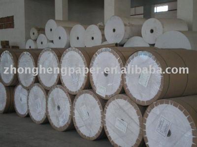 China Single Side Mirror Coated Paper Rolls 107cm*5000m Inkjet Printing Mixed Pulp for sale