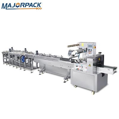 China Majorpack Food Fully Automated Packaging Solutions Steam Cake Packaging Line for sale