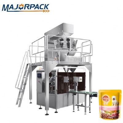 China Majorpack Red Rotary Zipper Bag Beverage Jujube Doypack Dates Premade Pouch Packing Machine With Linear Scale Weigher for sale