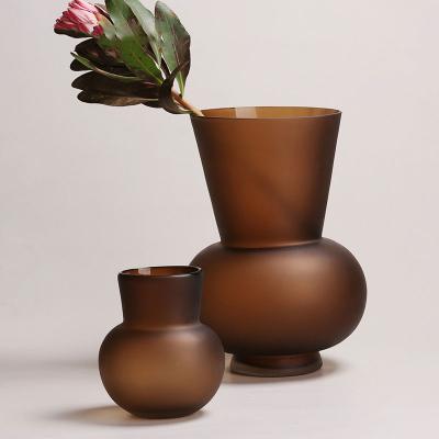 China China factory wholesale high quality modern simple style glass vases for sale