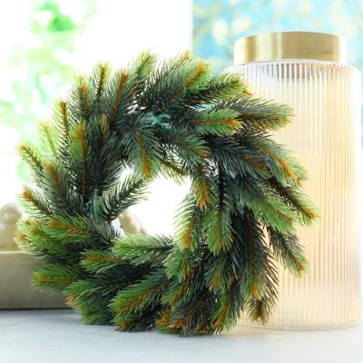 China 2019 Handmade Christamas Home Decoration Amazon Hot Sale Pine Needle Blow Christmas Wreath For Party Decoration Items Indoor Xmas Garland for sale