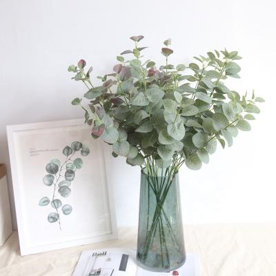 China Factory direct silk eucalyptus leaves artificial wedding decorate flower wholesale for sale