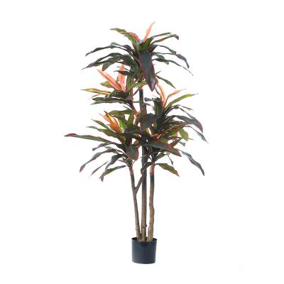 China Large Plastic Tropical Artificial Banana Trees Real Touch Plants With Plastic Pot for sale