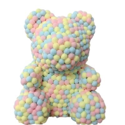 China Hot Sale Birthday Gift 40cm Teddy Pompom Bear For Valentine's Day Gift for sale