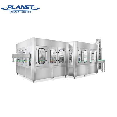 China FOOD PLANET MACHINE complete production line for soft drink bottling machine soda aquatic plant carbonated filling CDD filling machine for sale