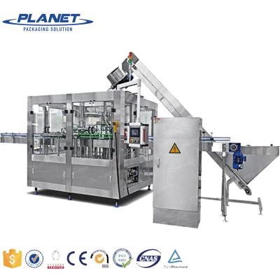 China Automatic Food PLANET MACHINE Glass Bottle Beer Filling Machine Making Line for sale