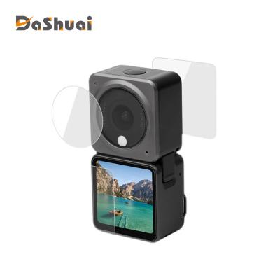 China Protective Combo Film Front Back Screen Protector Tempered Glass Film Lens For DJI ACTION 2 AC-G for sale