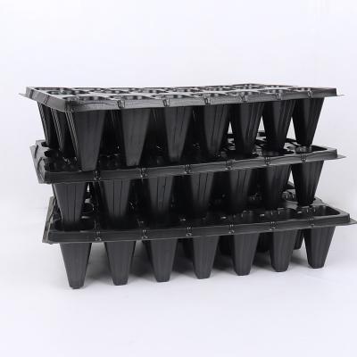 China Outdoor - Seed Tray Garden Greenhouse 21 Cell Seed Starter Tray Plastic Plant Growing Trays With Drain Holes for sale