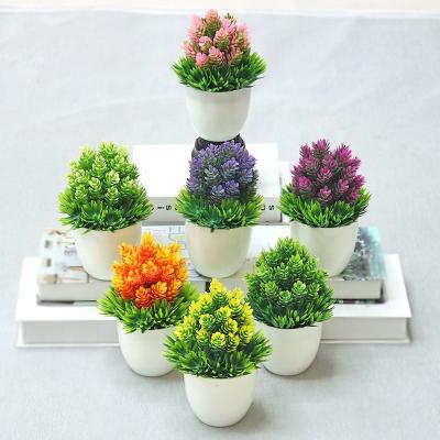 China Luxury Manufacturers artificial potted trees, bonsai, rubber trees, leaves, plastic flowers, decorative small plants, artificial flower for sale