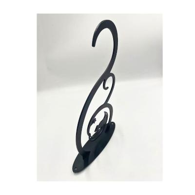 China Stocked Iron plant wall hanging decorative outdoor metal hanging plant bracket hooks for sale