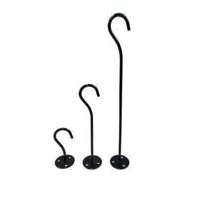 China Multifunction Factory direct metal black white ceiling hook wall drying hook for sale