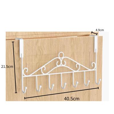 China Take in Factory direct sales multifunctional door behind the wall bedroom door hanging rack clothes, hats and hooks for sale