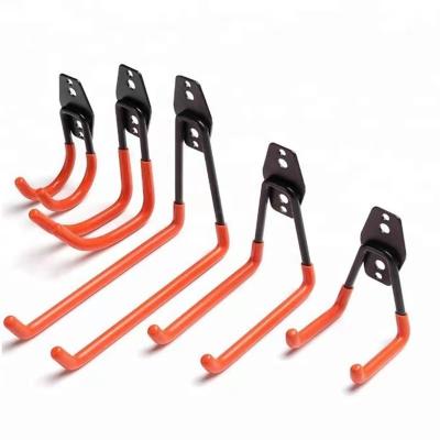 China Stocked Garage heavy duty bicycle hose garden tools storage hooks for sale