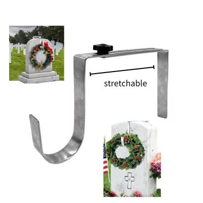 China Stocked Wreath hangers for Christmas Easter Memorial Day gravestones for sale