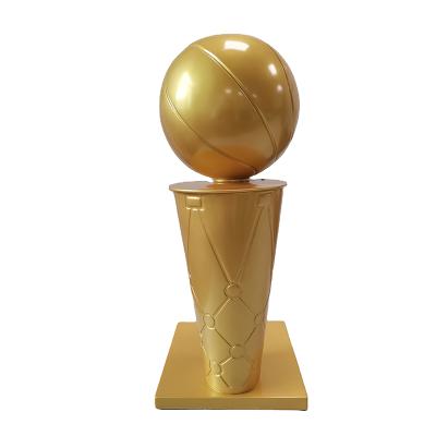 China Folk Art Basketball champion resin trophy cup nba basketball trophy award supports league trophy for sale