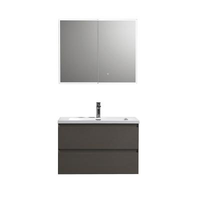 China Eno 800mm Modern Antique 32inch Luxury Bathroom Furniture Vanity Cabinet for sale