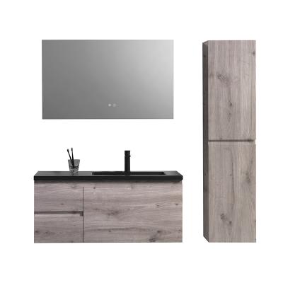 China AIFOL 42 Inch Durable European Forrest Wall Hanging Hotel Cabinet Bathroom Vanity With Top for sale