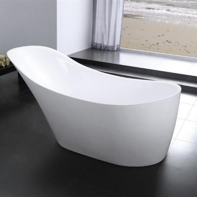 China Aifol Freestanding 63 Inch Bathroom Acrylic Shoe Free Modern Fiberglass Clear Deep Soaking Bathtub For Adults for sale