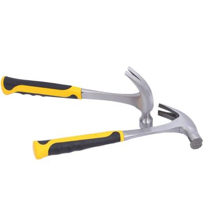 China Multifunctional hammer New Stainless Steel Square Head Anti-Slip Integrated Claw Hammer Conjoined Hammer for sale